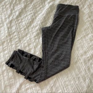 Maurice’s Gray Striped Leggings